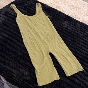 Free People Sage Green Bodysuit